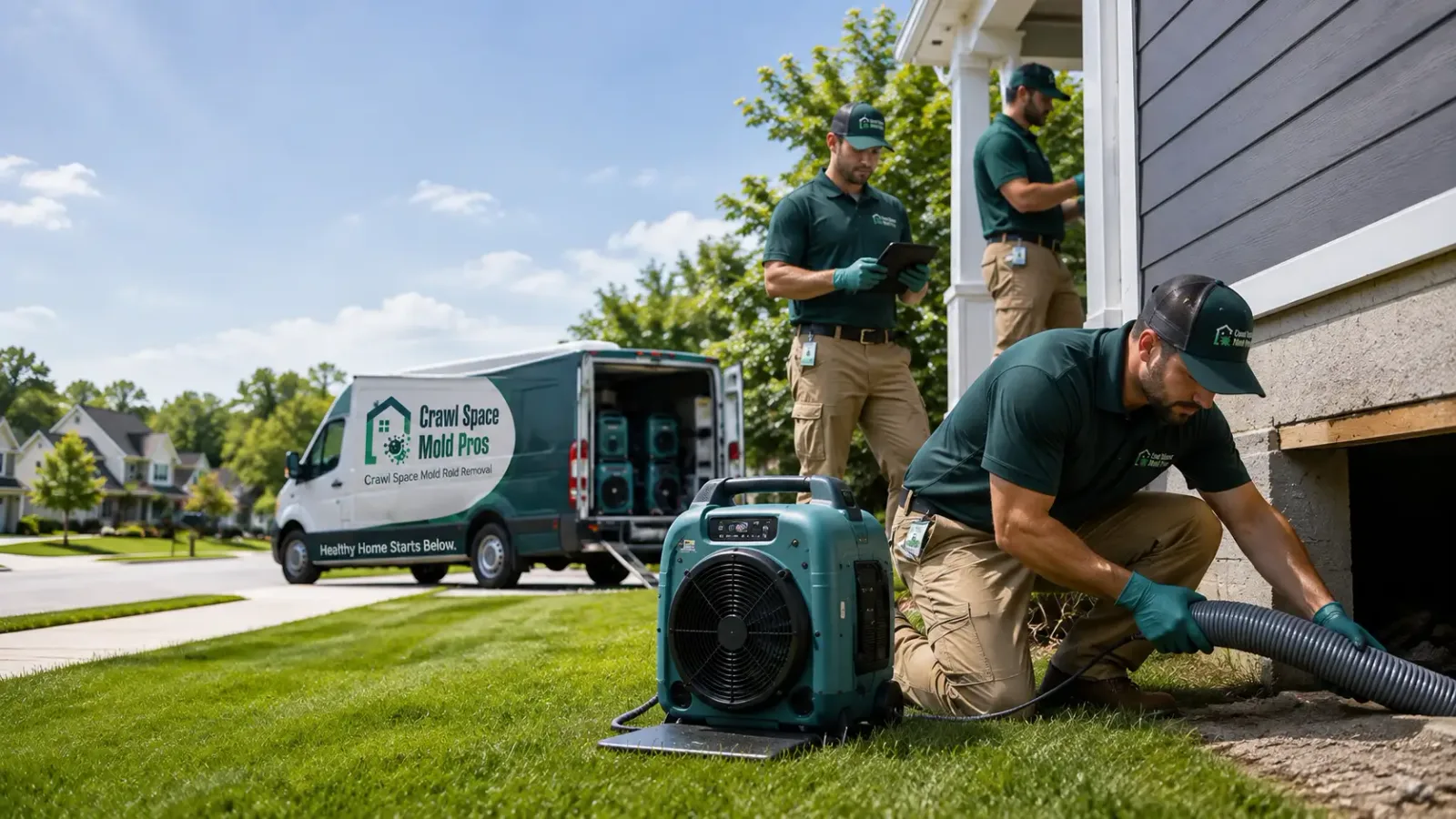 Crawl Space Mold Removal in Arkdale, WI